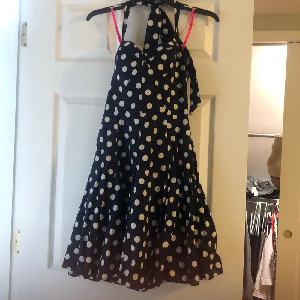Betsey Johnson swing dress polka dots